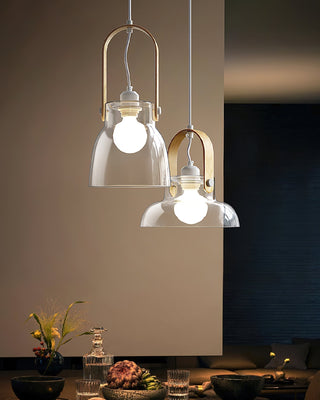 Hailie Suspension Clair Verre Rustique Moderne-Luire