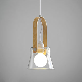 Hailie Suspension Clair Verre Rustique Moderne-Luire