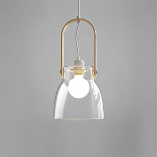 Hailie Suspension Clair Verre Rustique Moderne-Luire