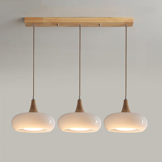 Charlotte Suspension Bois  1/2/3 Lampes