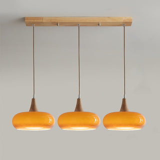 Charlotte Suspension Bois  1/2/3 Lampes