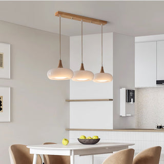 Charlotte Suspension Bois  1/2/3 Lampes