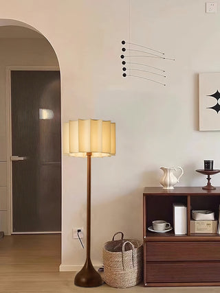 Bexi Lampadaire Bois Minimaliste
