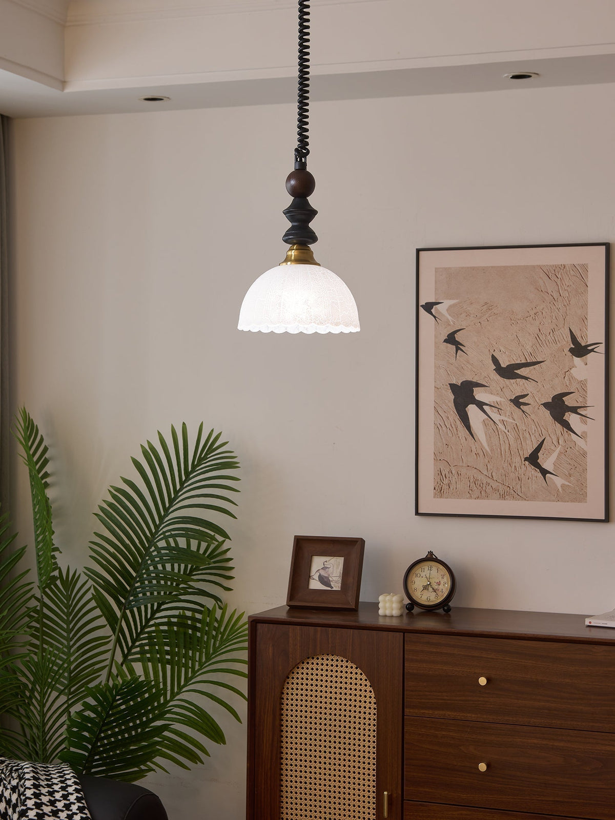 Halcyon Suspension en Bois Moderne Minimaliste