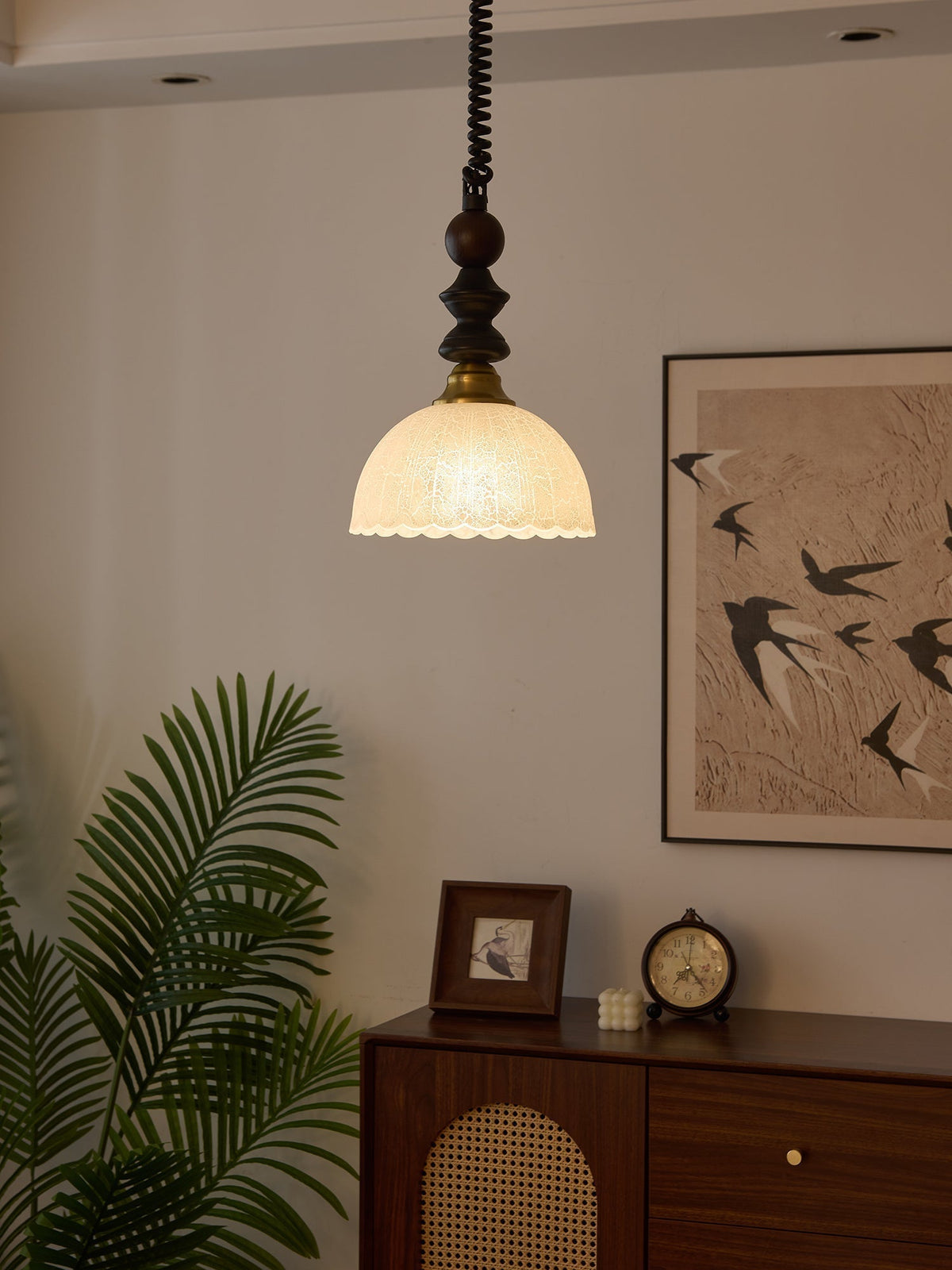 Halcyon Suspension en Bois Moderne Minimaliste