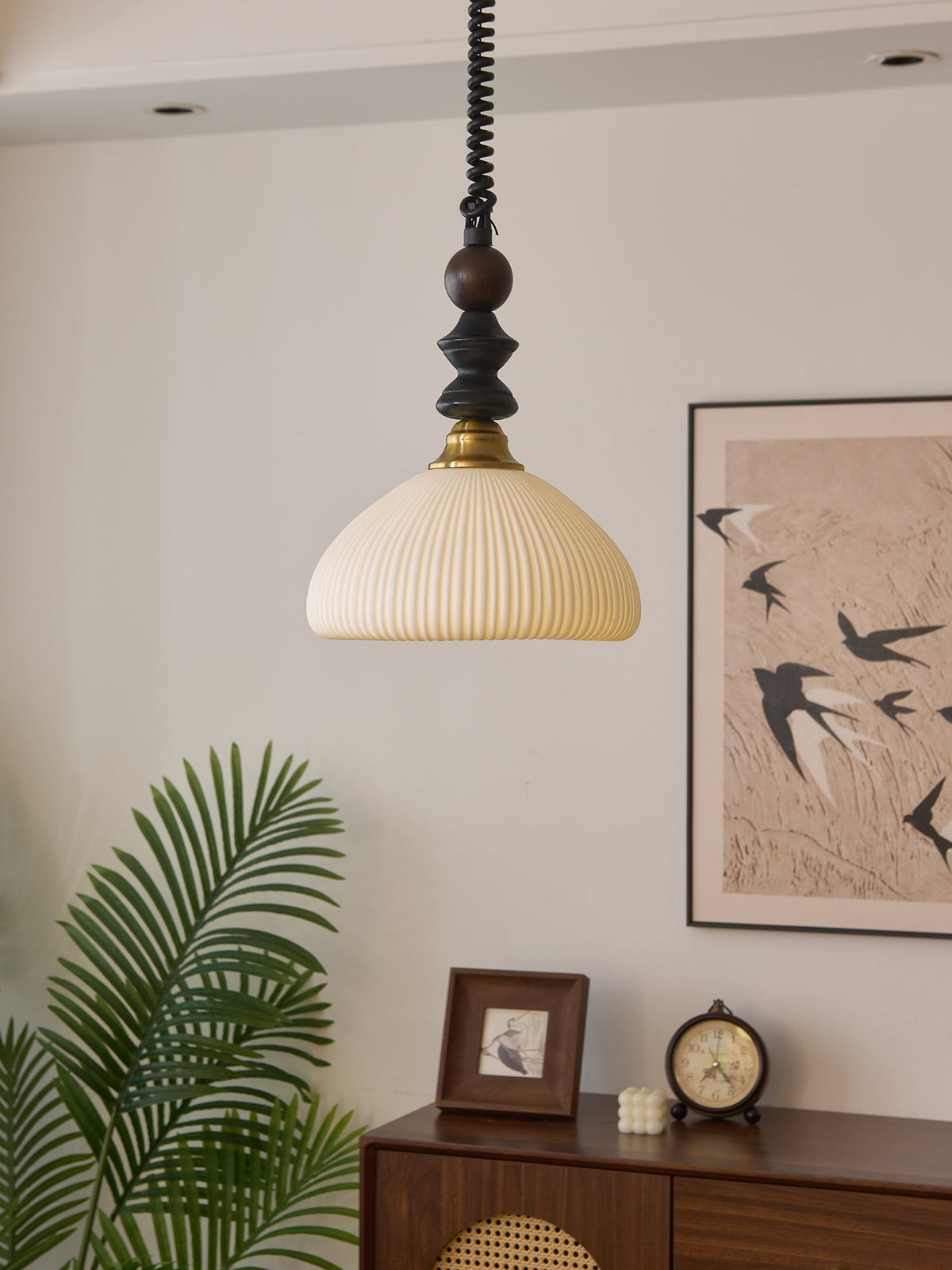 Halcyon Suspension en Bois Moderne Minimaliste