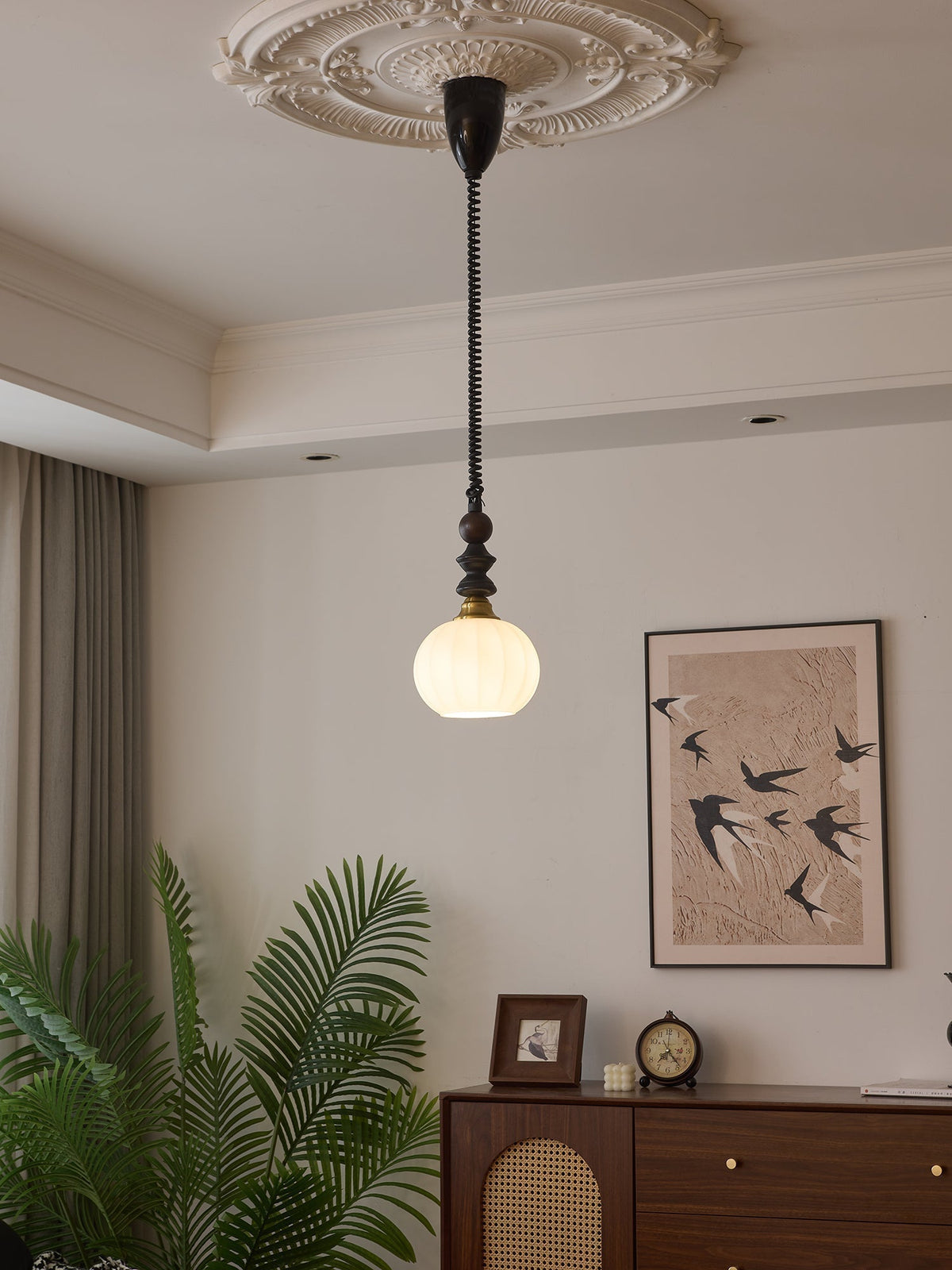 Halcyon Suspension en Bois Moderne Minimaliste