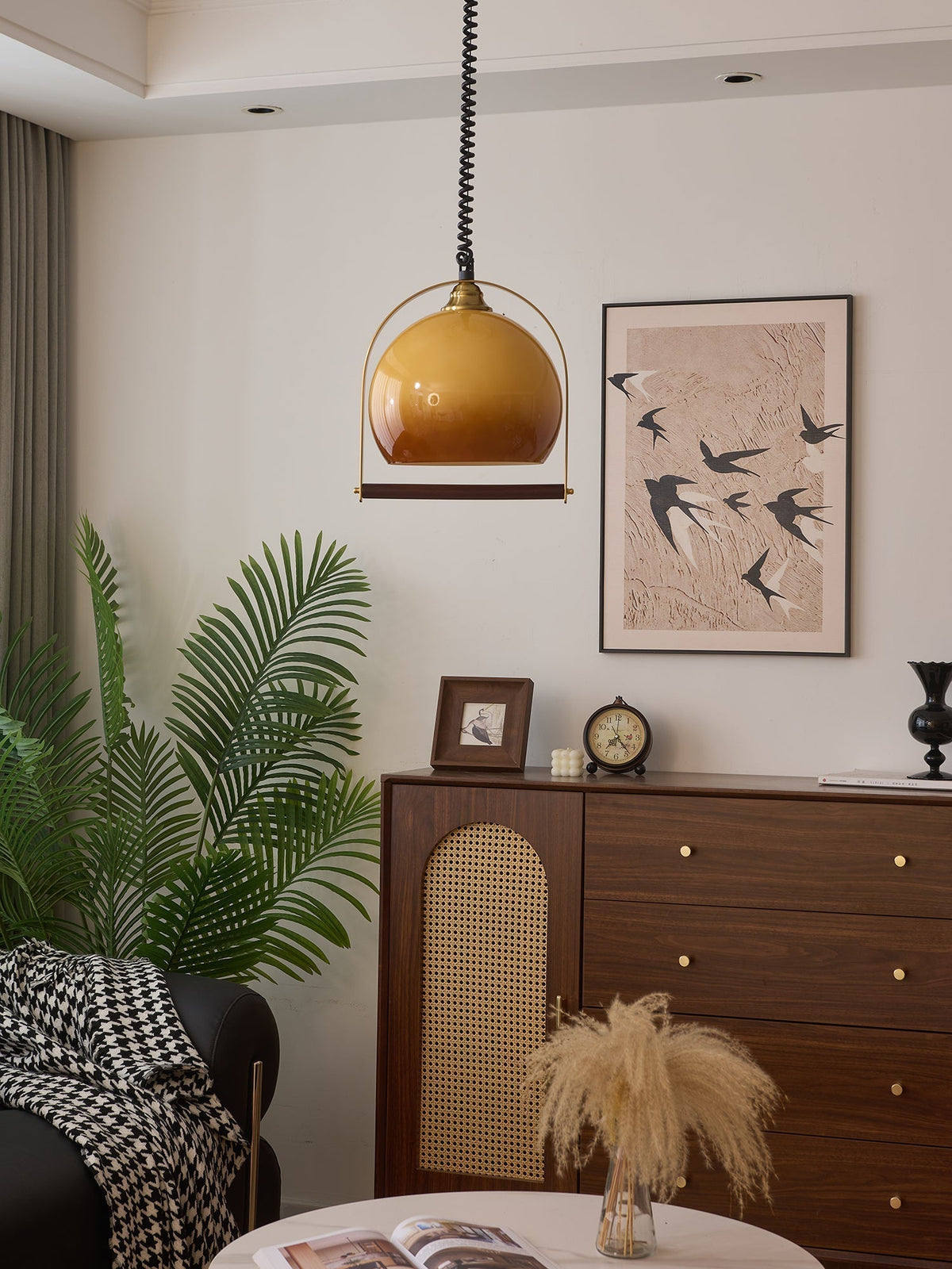 Halcyon Suspension en Bois Moderne Minimaliste
