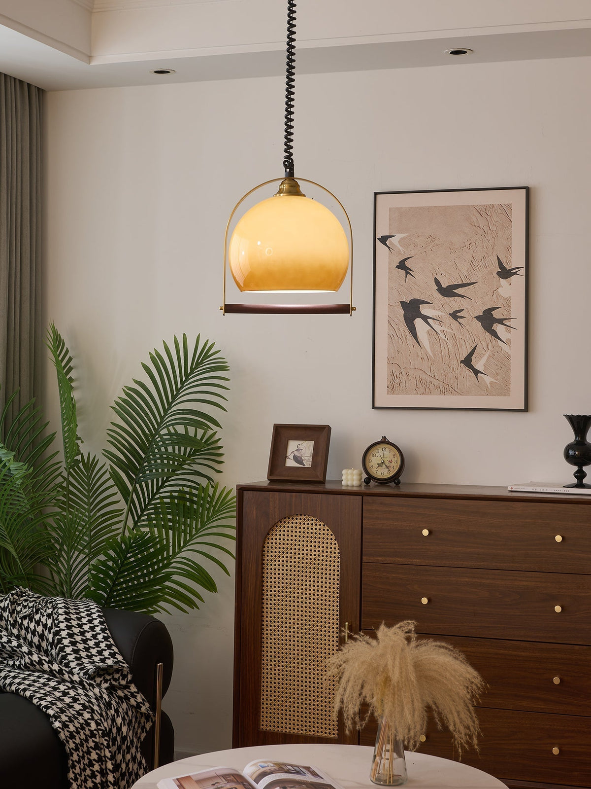 Halcyon Suspension en Bois Moderne Minimaliste