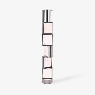 Votary Acrylic Column Floor Lamp-Neutral Decor