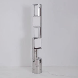 Votary Acrylic Column Floor Lamp-Neutral Decor