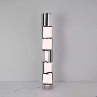 Votary Acrylic Column Floor Lamp-Neutral Decor