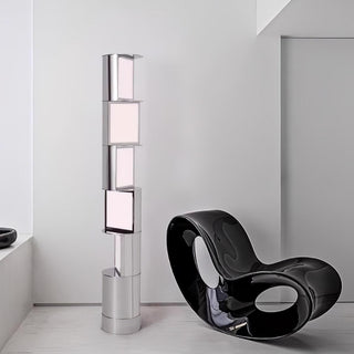 Votary Acrylic Column Floor Lamp-Neutral Decor