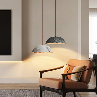 Oreliare Lampe à suspension vintage en bois