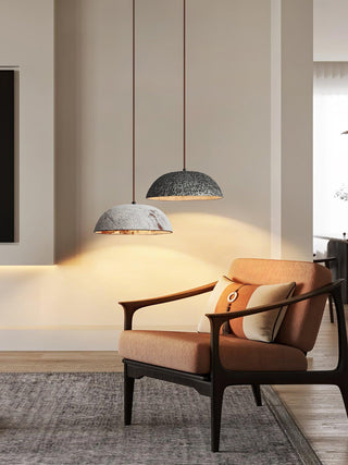 Oreliare Lampe à suspension vintage en bois