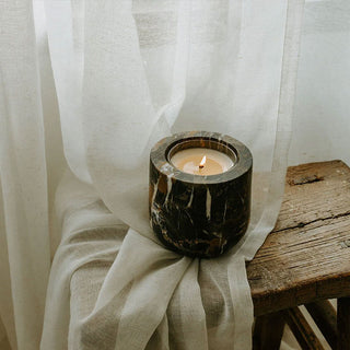 Halo Calm Candle Holder-Neutral Decor
