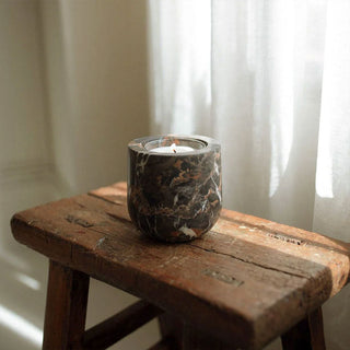 Halo Calm Candle Holder-Neutral Decor