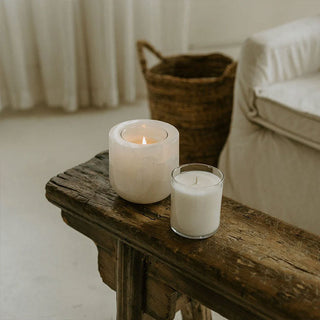 Halo Calm Candle Holder-Neutral Decor