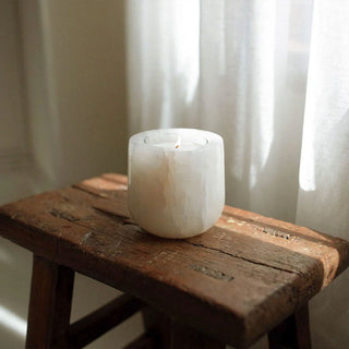 Halo Calm Candle Holder-Neutral Decor
