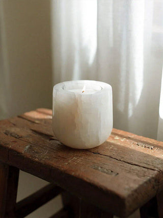 Halo Calm Candle Holder-Neutral Decor