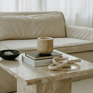 Halo Calm Candle Holder-Neutral Decor