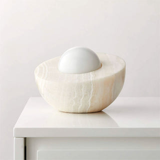 Fryle Lampe de Table Minimaliste en Jade