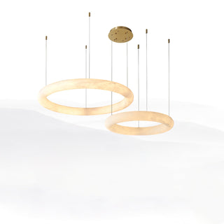 Erzorila Suspension Circulaire en Albâtre