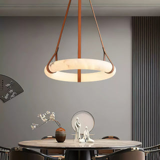 Erzorila Suspension Circulaire en Albâtre