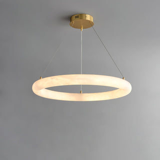 Erzorila Suspension Circulaire en Albâtre