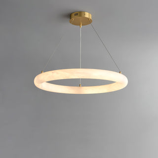 Erzorila Suspension Circulaire en Albâtre
