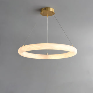 Erzorila Suspension Circulaire en Albâtre