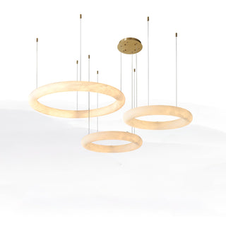Erzorila Suspension Circulaire en Albâtre