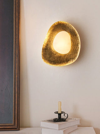 Haloform Aurea Alabaster Wall Lamp-Neutral Decor