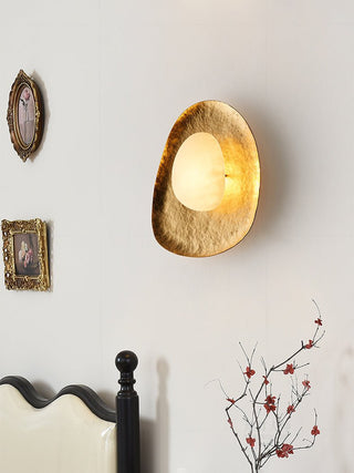 Haloform Aurea Alabaster Wall Lamp-Neutral Decor