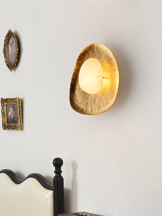 Haloform Aurea Alabaster Wall Lamp-Neutral Decor