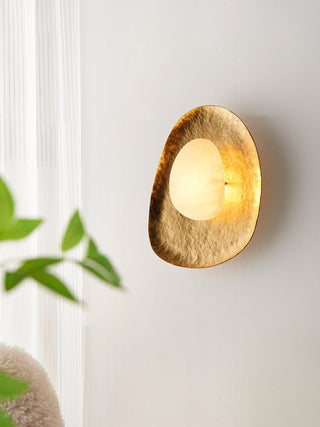 Haloform Aurea Alabaster Wall Lamp-Neutral Decor
