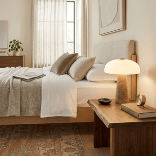Haloire Marble Table Lamp-Neutral Decor