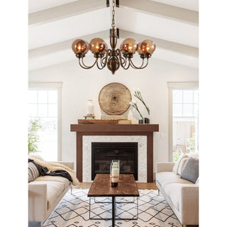 Ciphaen Lustre Laiton Verre Luxe Postmoderne