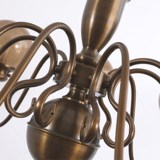 Ciphaen Lustre Laiton Verre Luxe Postmoderne