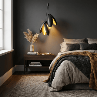 Hammered Pendant Lamp-Neutral Decor