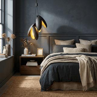 Hammered Pendant Lamp-Neutral Decor