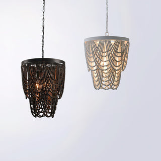 Ordore Lustre Bois Métal Luxe Postmoderne