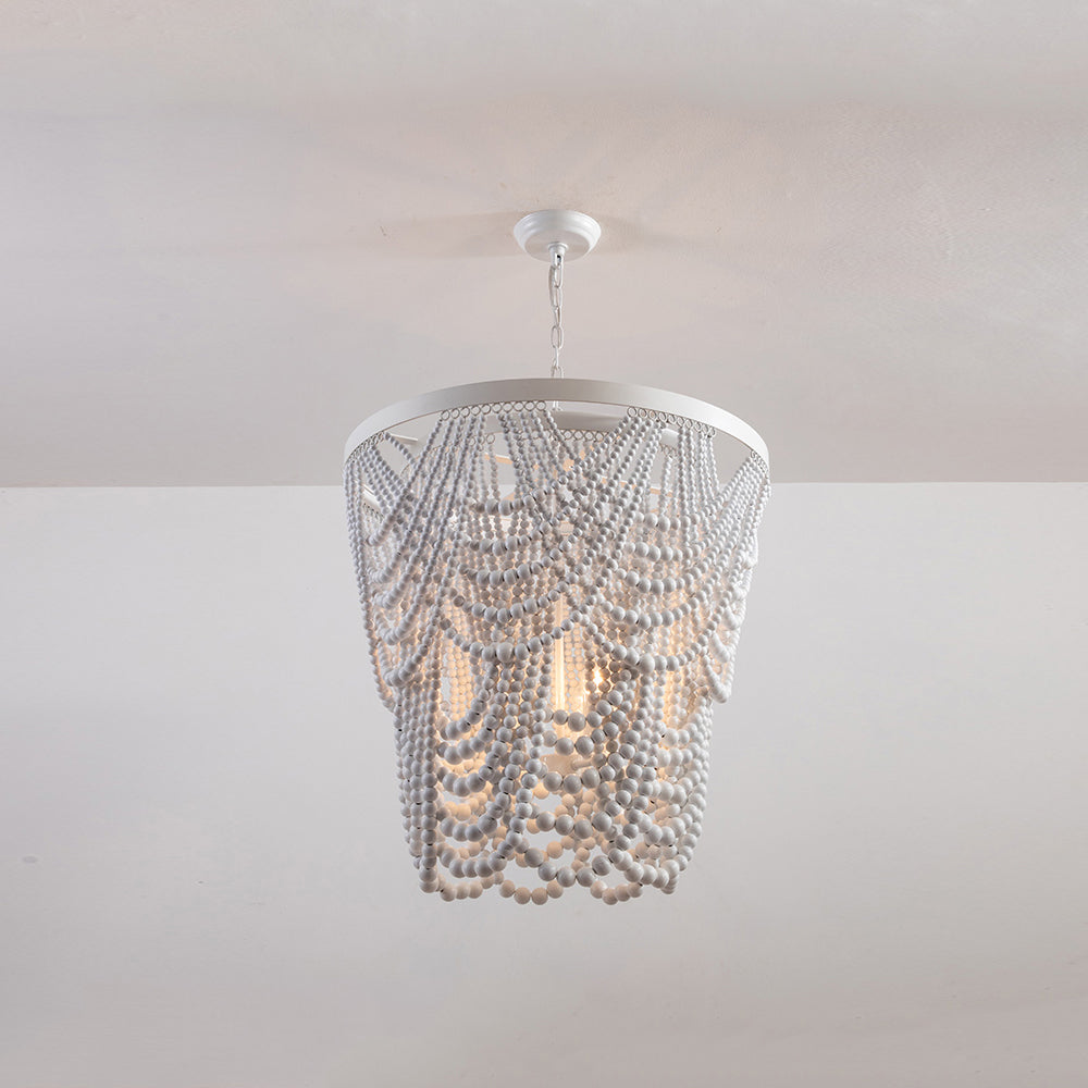 Ordore Lustre Bois Métal Luxe Postmoderne