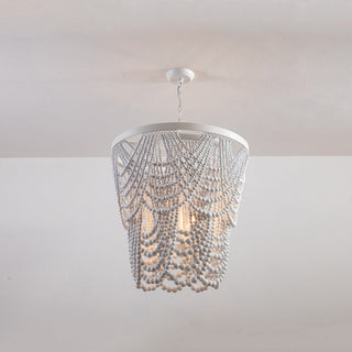 Ordore Lustre Bois Métal Luxe Postmoderne