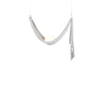 Hammock Fabric Pendant Light-Neutral Decor