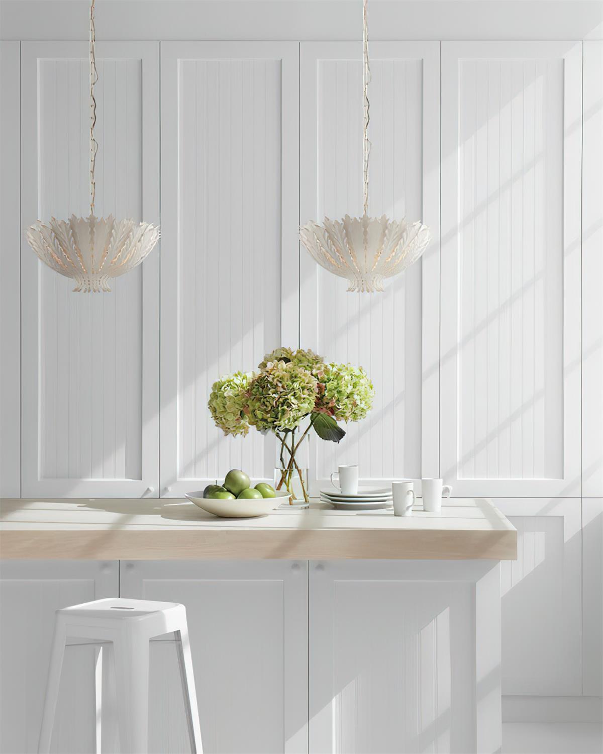 Geyon Golden Leaf Chandelier-Neutral Decor