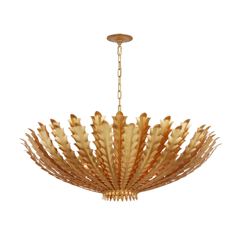 Geyon Golden Leaf Chandelier-Neutral Decor