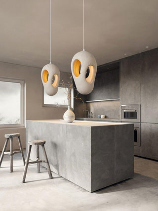 Elysire Suspension Artistique Beige