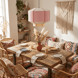 Hand-Wound Lantern Pendant Lamp-Neutral Decor
