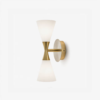 Cinch Double Cone Wall Sconce-Neutral Decor